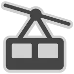 Cable Car SVG Icon
